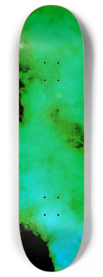 Green Smoke 8 Inch Skateboard Deck