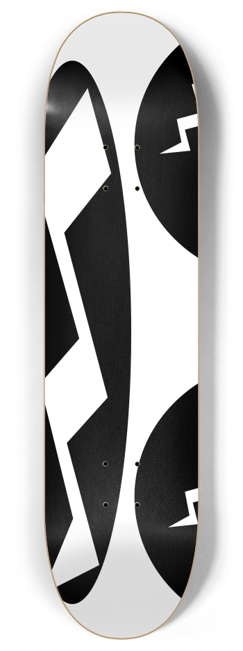 Lighting Face 8 Inch Skateboard Deck