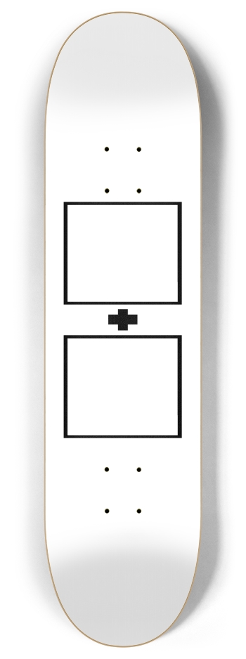 Squares Plus 8 Inch Skateboard Deck