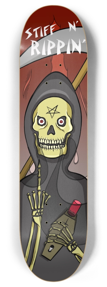 Stiff N' Rippin' 8 Inch Skateboard Deck