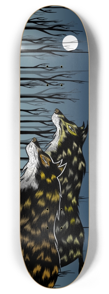 The Hunt (blue) 8 Inch Skateboard Deck