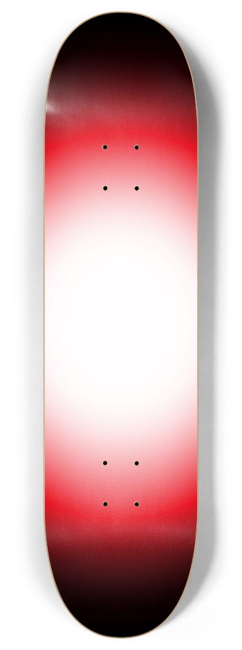 Red Black White Gradient Background 8 Inch Skateboard Deck