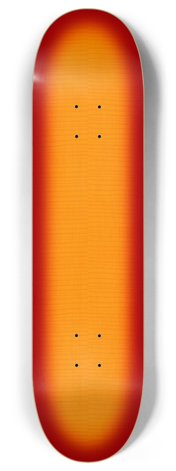 Sunburst Tiger Stripe Wood Finish 8 Inch Skateboard Deck