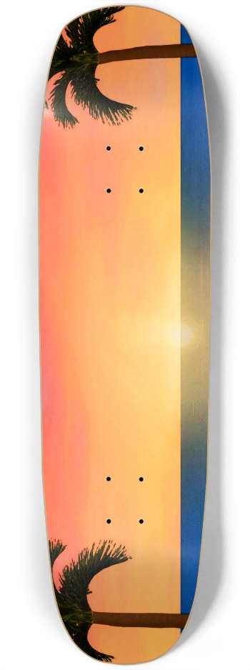 Sunset Beach Scene Square Nose