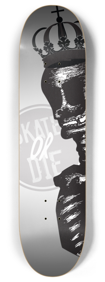 kellieton - choose your custom background color 8 Inch Skateboard Deck