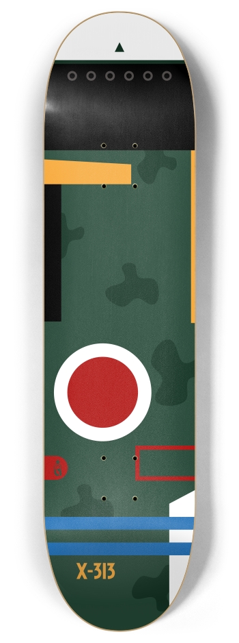 planes_zero 8 Inch Skateboard Deck