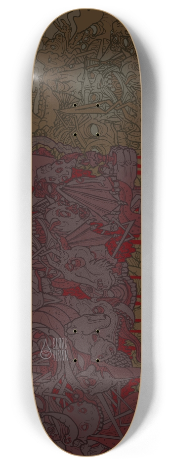 bloodvision sorcery 8 Inch Skateboard Deck