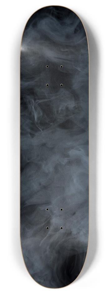 White Smoke 8 Inch Skateboard Deck