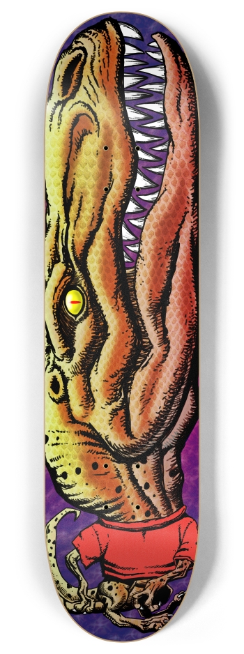 t-dex gold 8 Inch Skateboard Deck