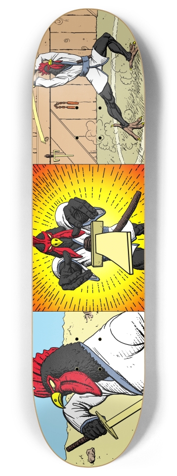 chicken tales 8 Inch Skateboard Deck