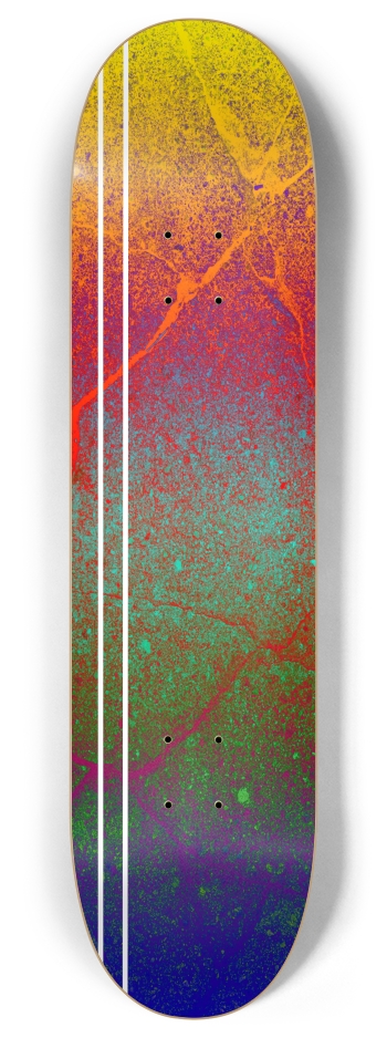 Gradient Grunge 8 Inch Skateboard Deck