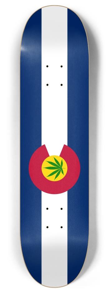 Colorado Weed 8 Inch Skateboard Deck