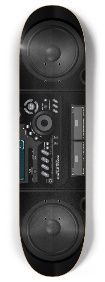 Boombox! 8 Inch Skateboard Deck