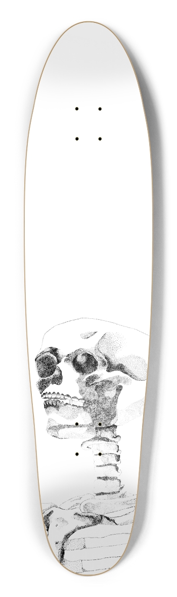 Pointillism Longboard Shape