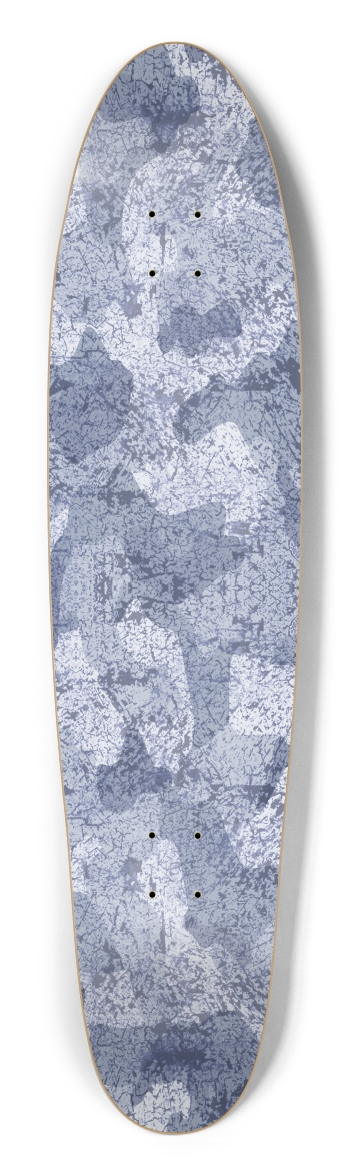 QuietYell Camo 10, Ice Longboard Shape