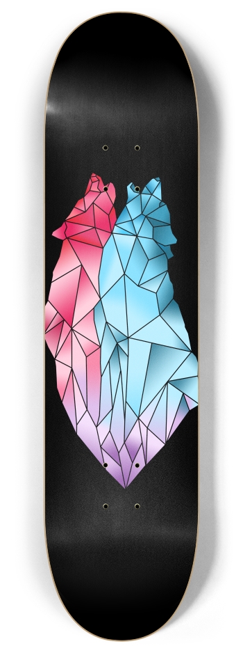 Wolves 8 Inch Skateboard Deck