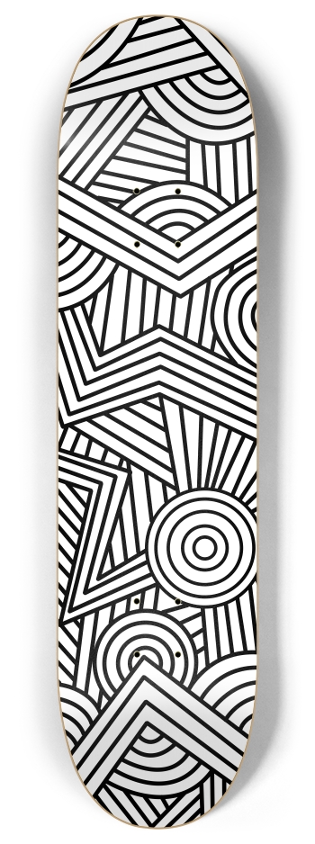 Lines 8 Inch Skateboard Deck