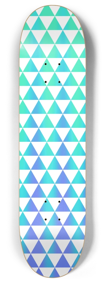 Triangles #4 8 Inch Skateboard Deck