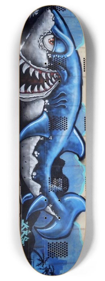 Graffiti Train Collection, Sharky 8 Inch Skateboard Deck