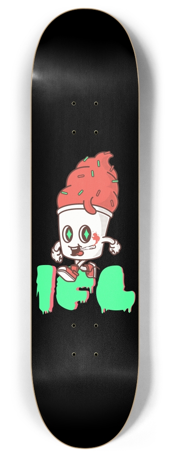 Stay Frosty 8 Inch Skateboard Deck