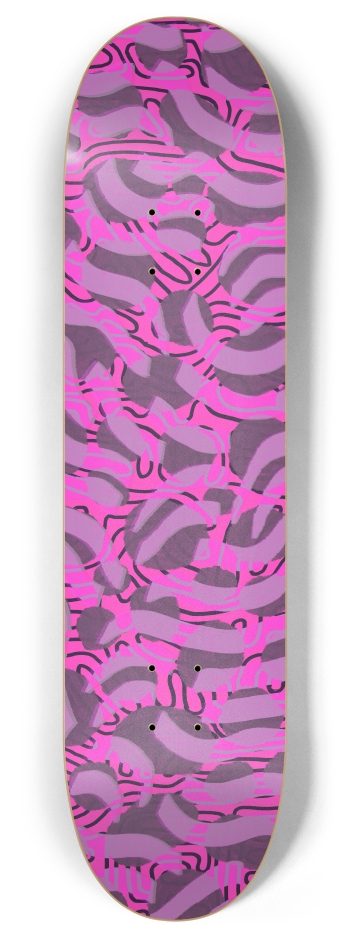 Pink 8 Inch Skateboard Deck