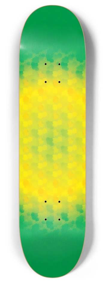 Green Grunge 8 Inch Skateboard Deck