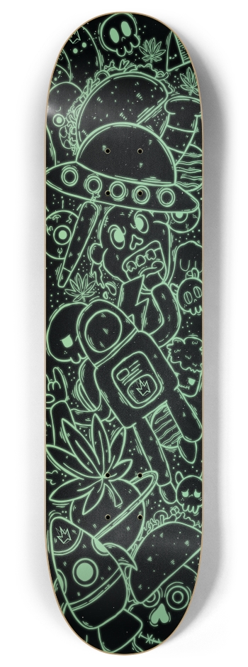 IFL Space Station 8 Inch Skateboard Deck