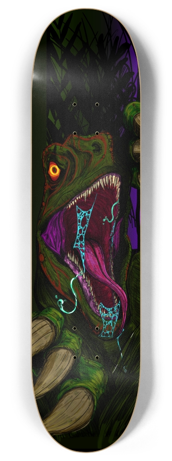 raptor attack 8 Inch Skateboard Deck