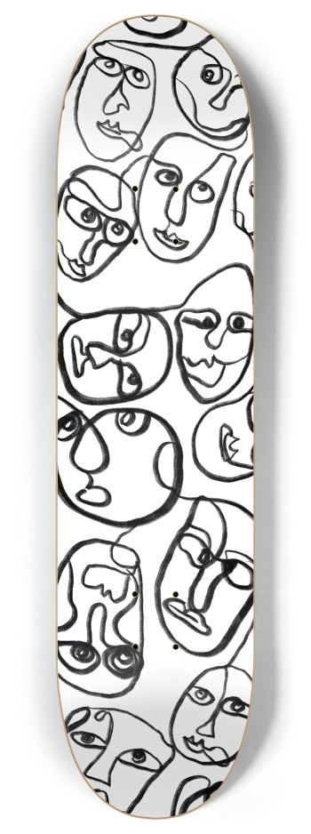 Faces 8 Inch Skateboard Deck