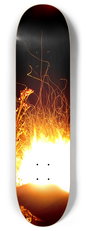 Fire 8 Inch Skateboard Deck
