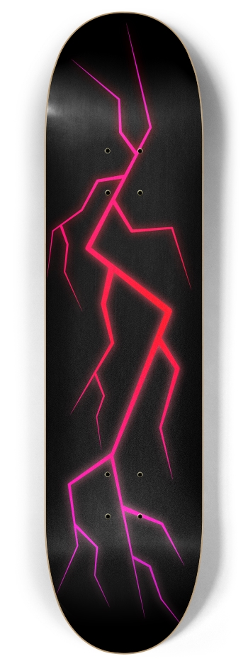 Red Lightning 8 Inch Skateboard Deck