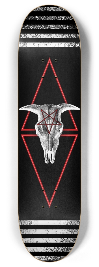 Skull 8 Inch Skateboard Deck
