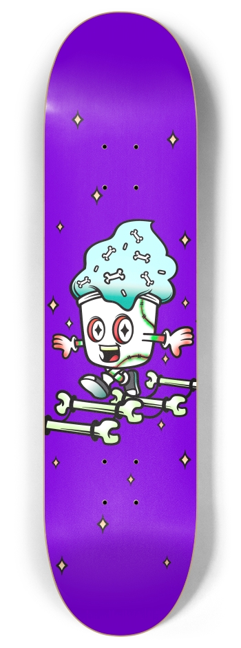 BrainFreeze 8 Inch Skateboard Deck