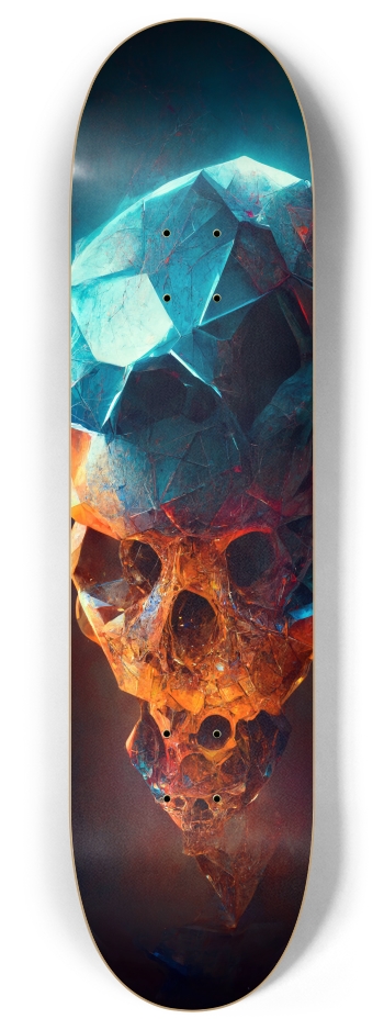 Skull Diamond 8 Inch Skateboard Deck