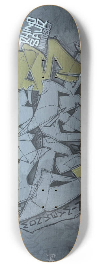 DAY 425 1. rhinosaurarts 8 Inch Skateboard Deck