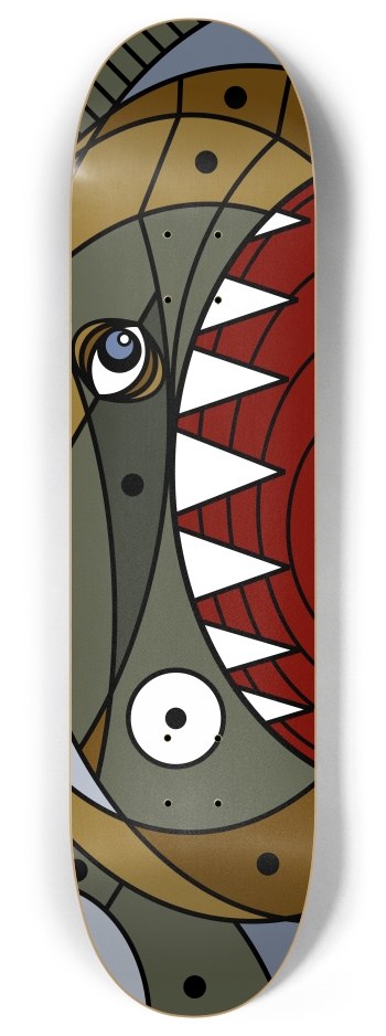 planes_tiger-dp 8 Inch Skateboard Deck