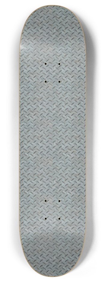 Grunge Diamondplate 8 Inch Skateboard Deck