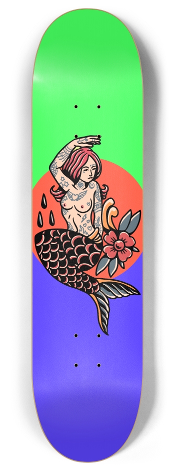 Mermade 8 Inch Skateboard Deck