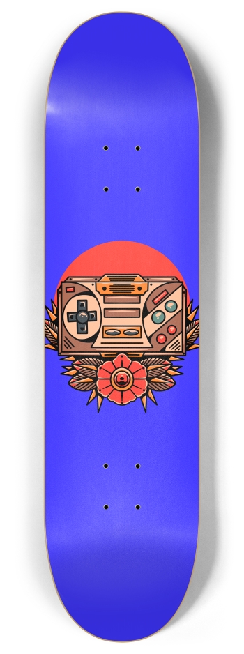 Retro Game 8 Inch Skateboard Deck