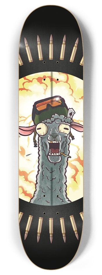 Llama Armor 8 Inch Skateboard Deck
