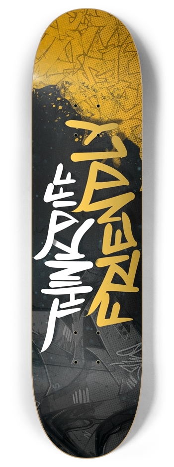 Think diffFRIENDLY 8 Inch Skateboard Deck