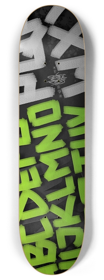 a letters game 8 Inch Skateboard Deck