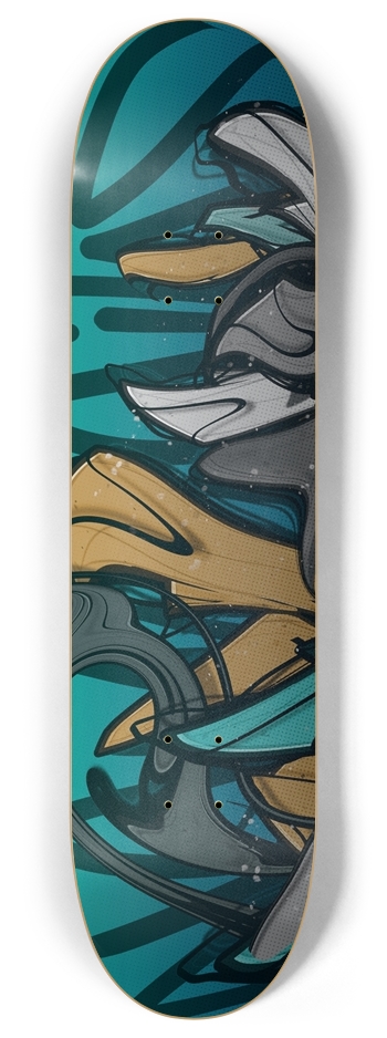 Ocean clutch 8 Inch Skateboard Deck