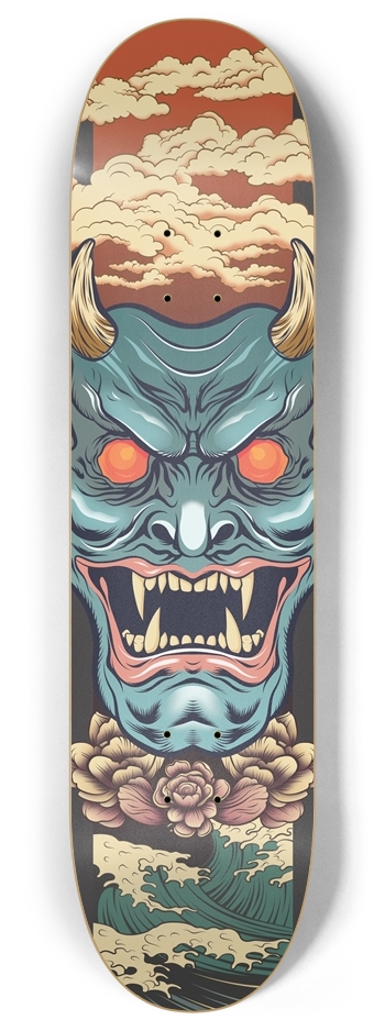 Hannya 8 Inch Skateboard Deck