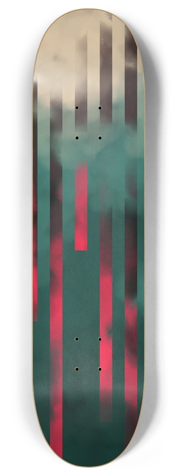 Smoke & Lines 8 Inch Skateboard Deck