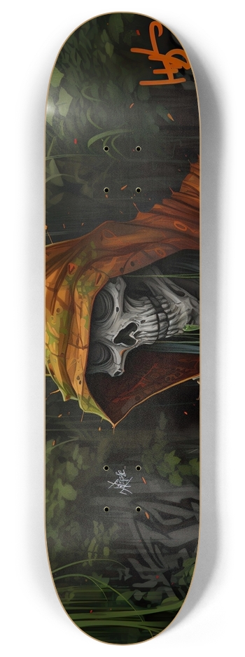 monkish impermanence 8 Inch Skateboard Deck