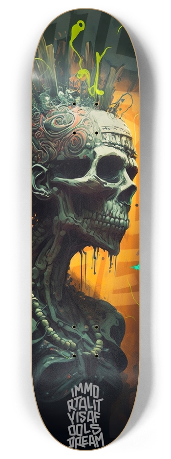 Infinite impermanence 1 8 Inch Skateboard Deck