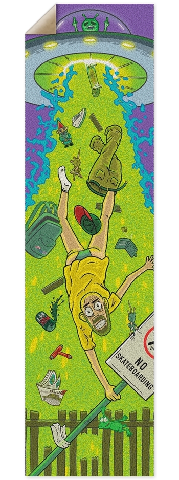 Abducted 9 x 33 Inch Griptape