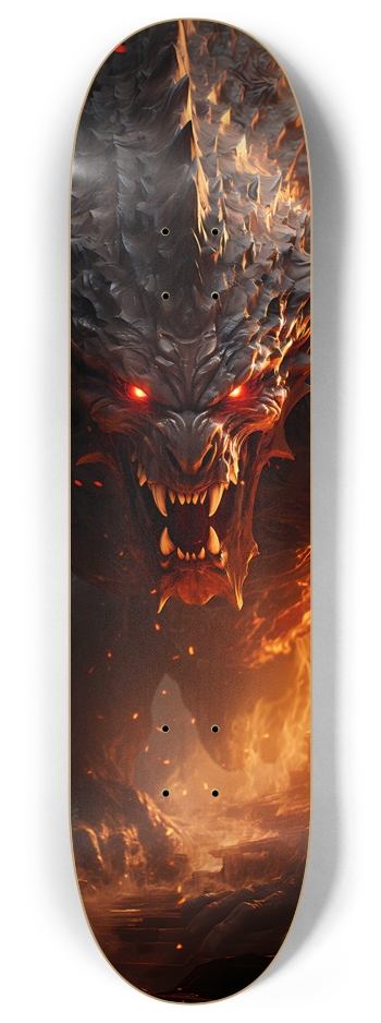 Fire Demon 4 8 Inch Skateboard Deck