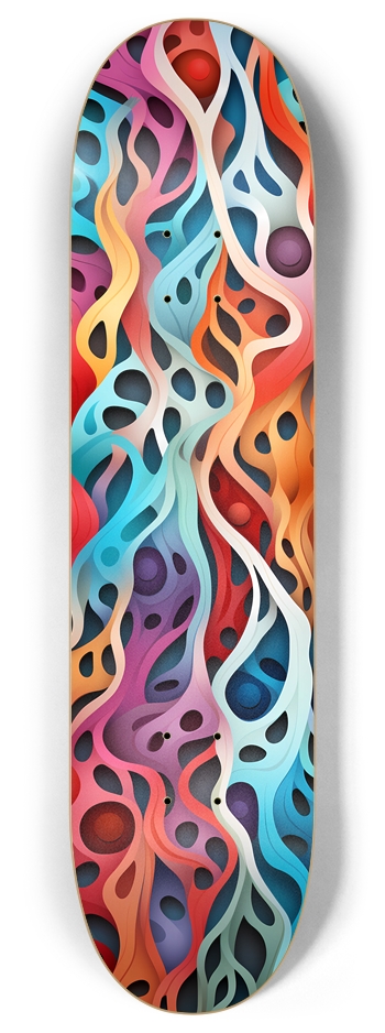 Rainbow Roots 8 Inch Skateboard Deck